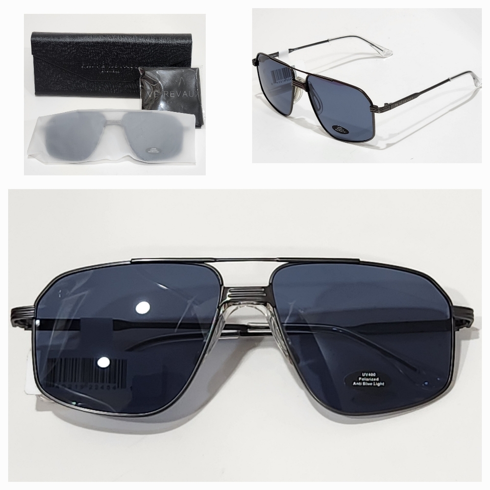 PRIVE REVAUX RICO,Rectangular, Men's Sunglasses